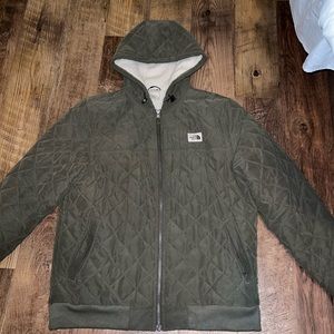 Men’s north face quilted winter jacket